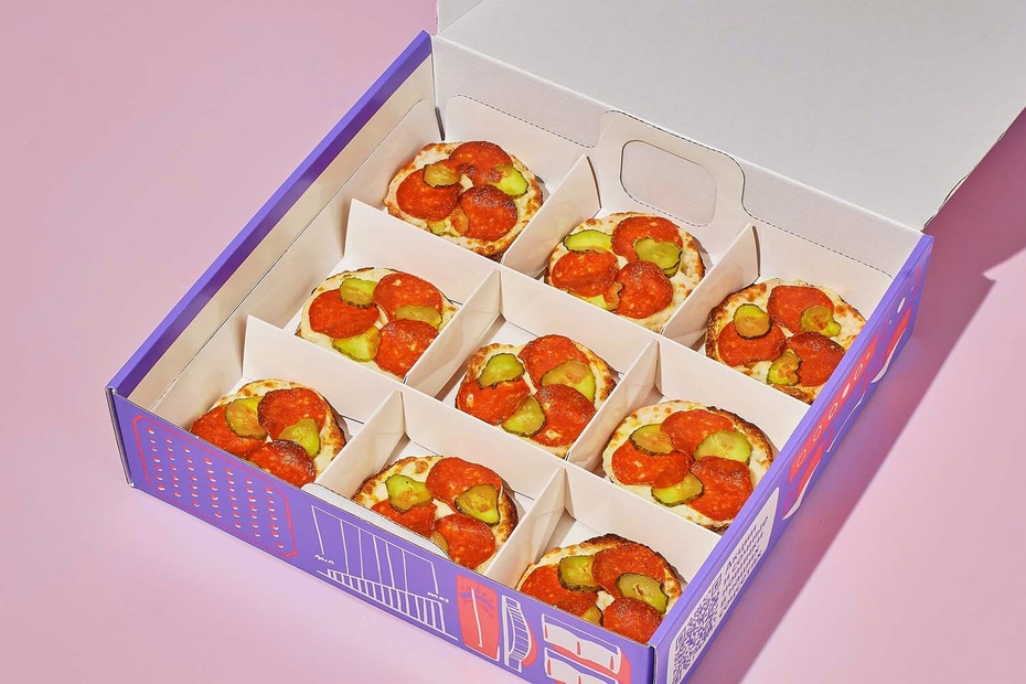 Бокс Мини-пицца с пепперони и томатным соусом - Достаевский