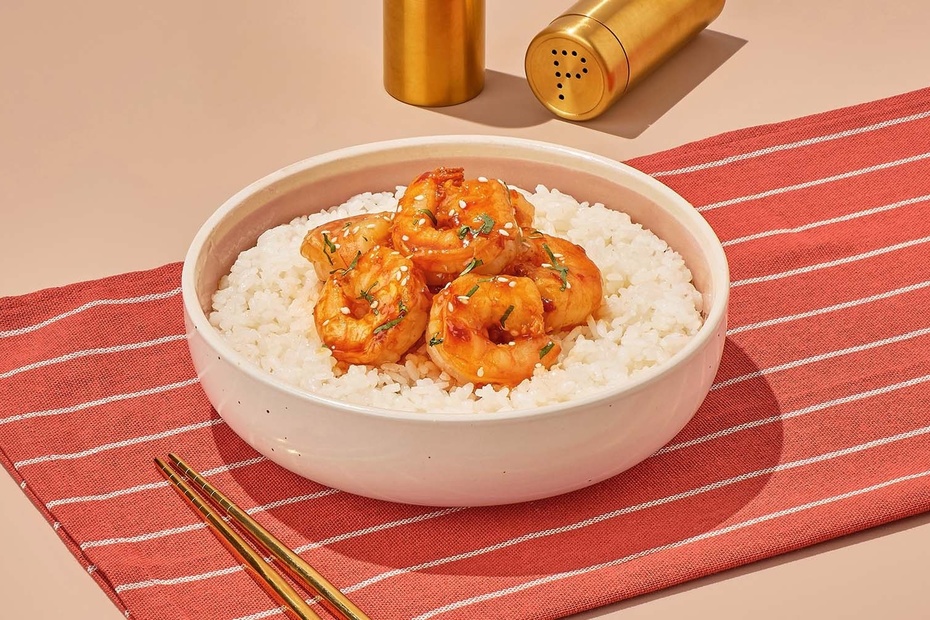 Рис с тигровыми креветками - Достаевский