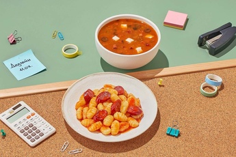 Мясо с мясом.