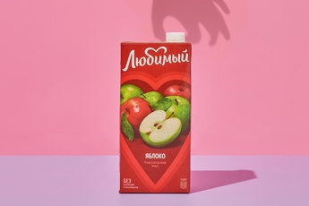 Напиток Любимый яблоко, 0,95 л