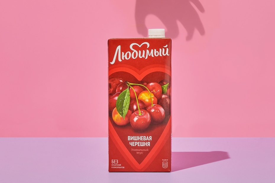 Напиток Любимый Вишнёвая черешня, 0,95 л - Достаевский