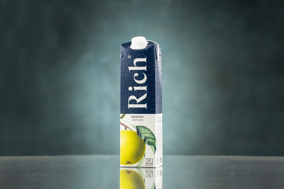 Сок RICH яблоко 1 л Сок RICH яблоко 1 л - Достаевский