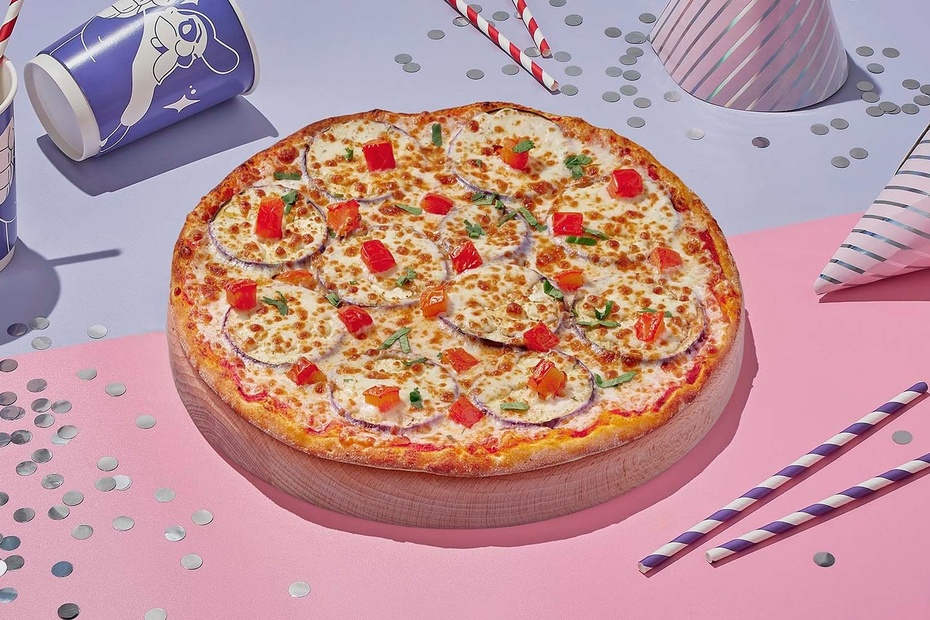 Пицца «Баклажановая» на тонком тесте 30 см Пицца «Баклажановая» на тонком тесте 30 см - Достаевский