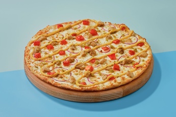 Пицца «Чикен Чиз» на тонком тесте 30 см