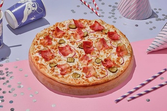 Пицца «Фермерская» на тонком тесте 30 см