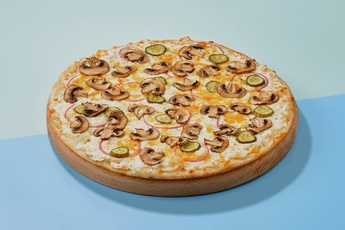Пицца «Грибная» на тонком тесте 30 см