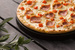 Пицца «Карбонара» на тонком тесте 30 см - Достаевский
