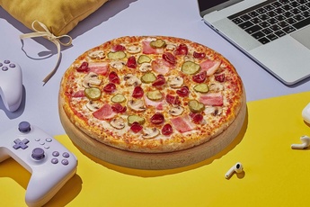 Пицца «Расколбас» на тонком тесте 30 см