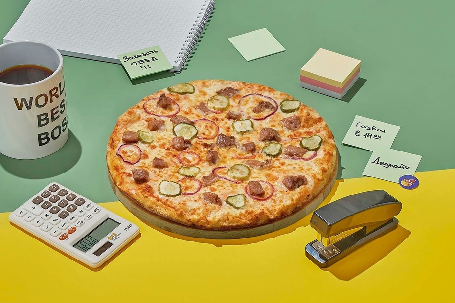 Пицца «Шашлычная» 24 см - Достаевский