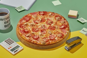 Пицца «Техас» на тонком тесте 30 см