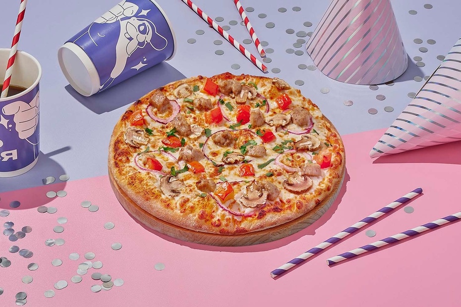 Пицца «Том ям с курицей» 24 см - Достаевский