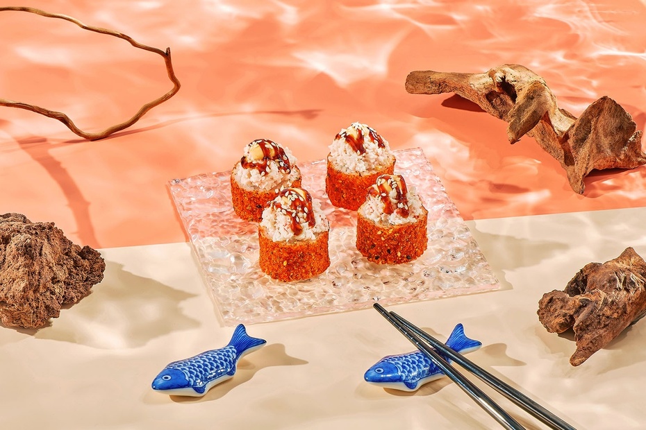 Острый ролл «Краб с шичими» 1/2 - Достаевский