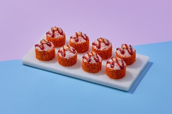 Острый ролл «Краб с шичими»