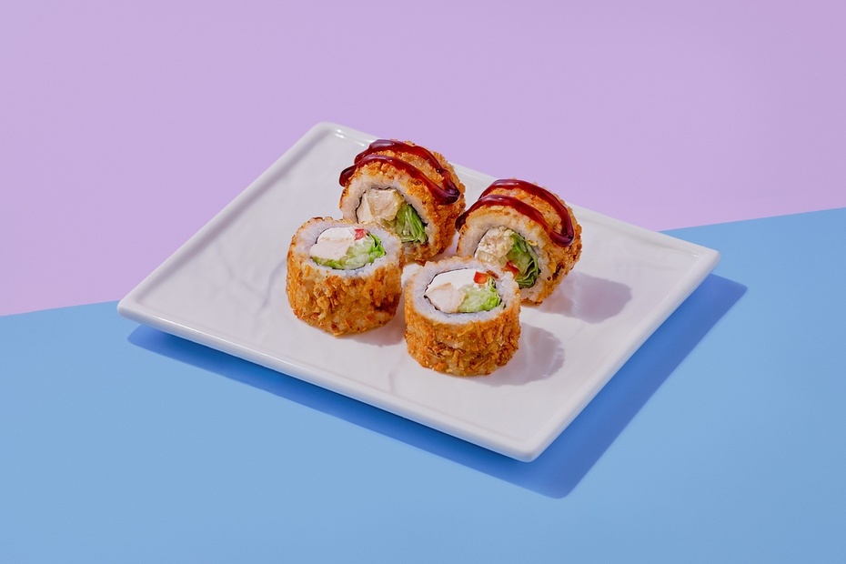 Ролл «Айсберг» с куриными стрипсами 1/2 - Достаевский