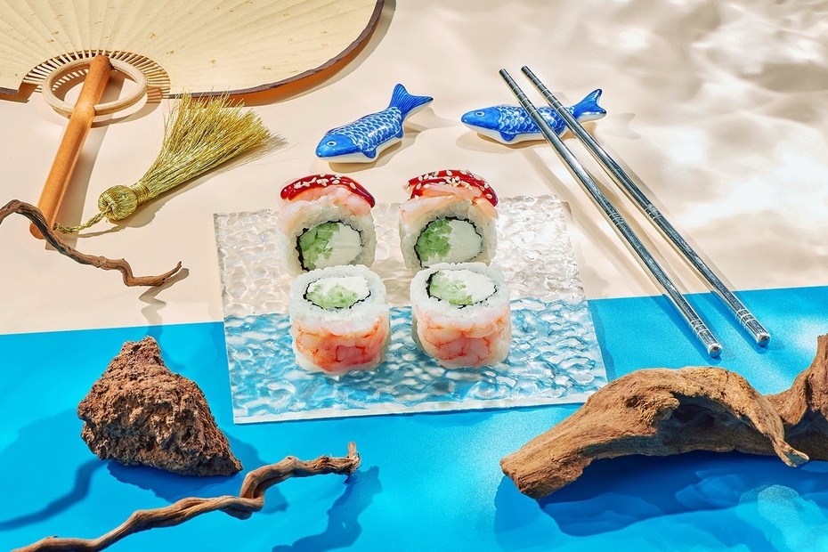 Ролл «Филадельфия с креветкой» 1/2 Ролл «Филадельфия с креветкой» 1/2 - Достаевский