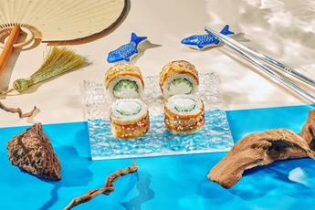 Ролл «Филадельфия с угрем» 1/2