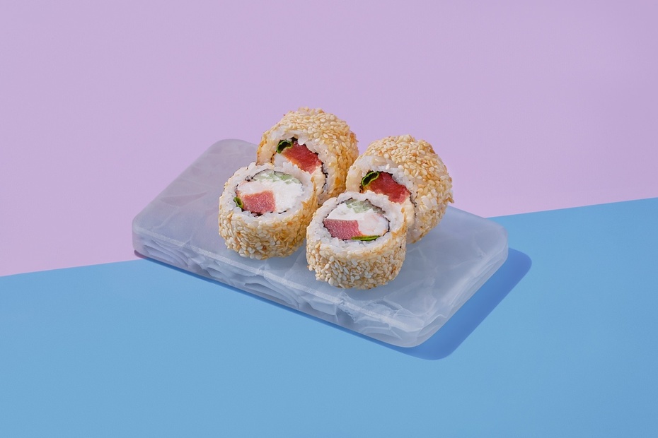 Ролл с тунцом и креветкой 1/2 - Достаевский