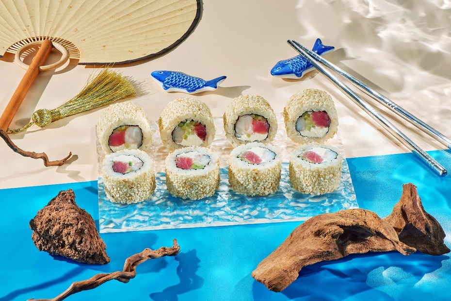 Ролл с тунцом и креветкой - Достаевский