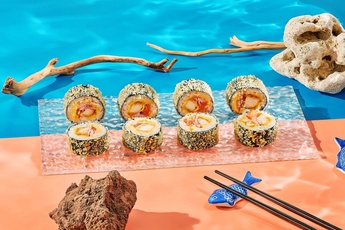 Темпурный ролл с курицей