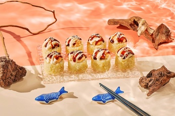 Запеченный ролл «Лосось и Креветка»