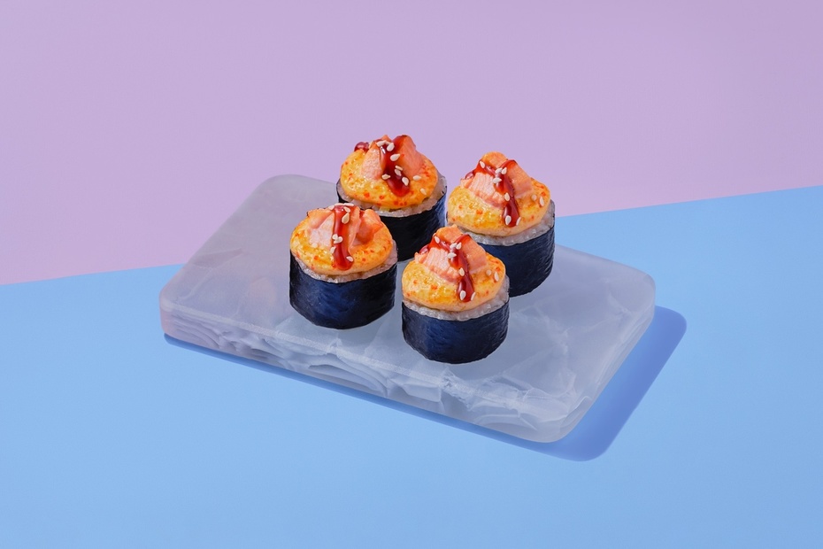 Запеченный ролл с лососем 1/2 - Достаевский