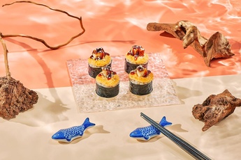 Запеченный ролл с угрем 1/2