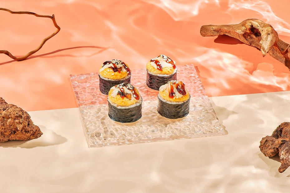 Запеченный ролл «Угорь и Лосось» 1/2 - Достаевский