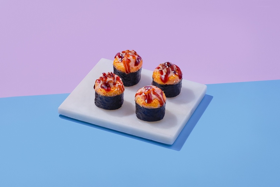 Запеченный ролл «Угорь и Лосось» 1/2 - Достаевский