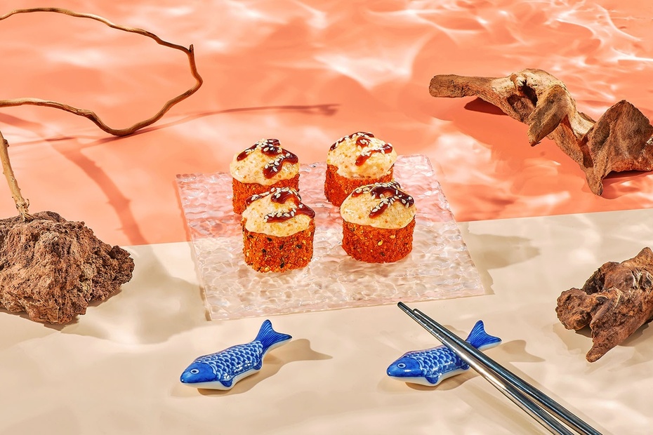 Запеченный «Шичими-ролл» с креветкой 1/2 - Достаевский