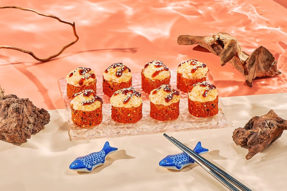 Запеченный «Шичими-ролл» с креветкой - Достаевский