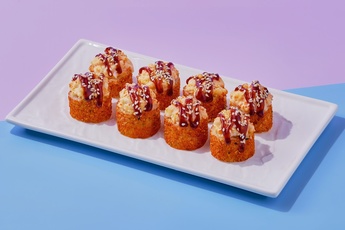 Запеченный «Шичими-ролл» с креветкой