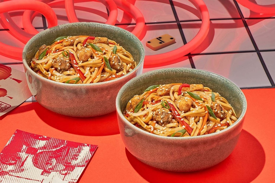 Курица терияки с лапшой удон Х2 - Достаевский