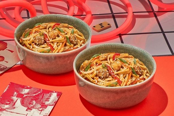 Курица терияки с лапшой удон Х2