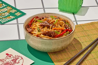 Удон с говядиной